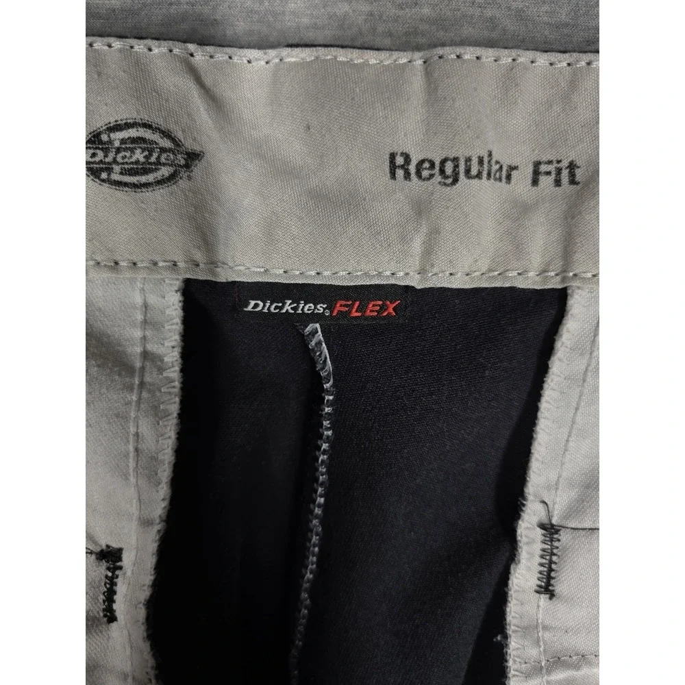 Dickies WP882 Slim Straight Work Pants Black 34x34 Men's Work Wear Flaws